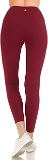Legging de yoga d'entraînement taille haute 7/8 pour femme avec poches