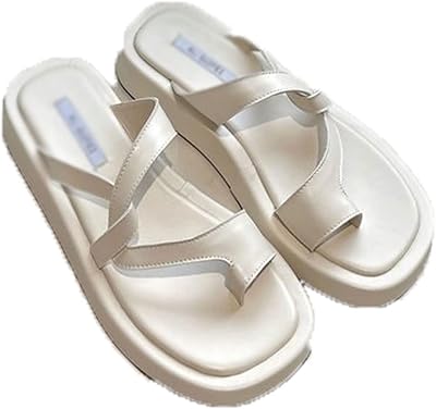 Kinoft sandales pour femmes, pantoufles tongs chaussures sandales femme plates avec diapositives