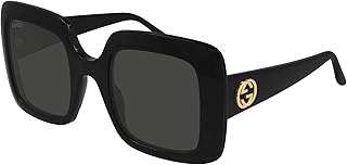 Lunettes de soleil (gg0896s 001) verres noir gris noir