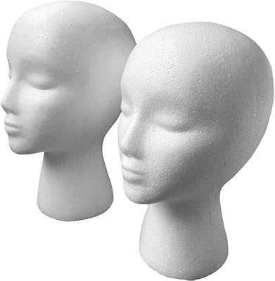 Tête de mannequin de perruque en mousse de polystyrène osaladi, modèle de tête