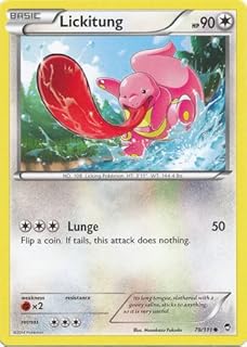 Pokemon - lickitung (78/111) - xy furious fists - reverse holo