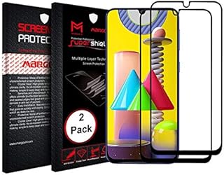 Lot de 2 protecteurs d'écran margoun pour samsung galaxy f41, verre trempé 9d