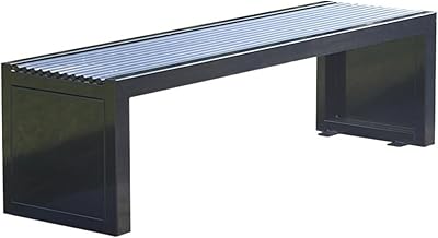 Banc de jardin 592 708 "banc d'extérieur sans dossier banc en métal