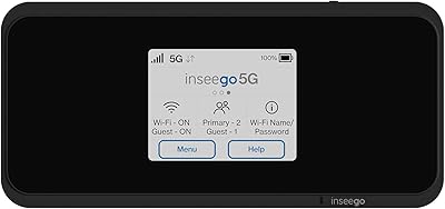 Insigo mifi m2000 hotspot 5g et 4g lte t-mobile | autonomie d'une journée