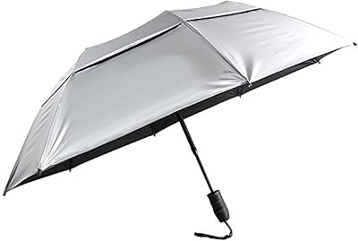 Parapluie ventilé sun tek de 46 pouces avec protection uv avec poteau télescopique