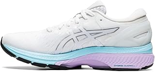 Chaussures de course asics gel-kayano 27 pour femmes, 8,5 m, blanc/argent pur