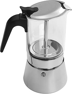 Wadri petite cafetière à moka, cafetière portable faite maison, cafetière infusée à la main,