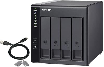 Extension réseau de bureau nas qnap 4 baies tr-004 - utilisation facultative comme