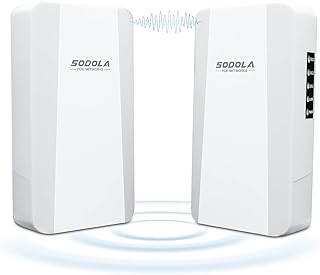 Pont wifi sodola 300 mbps, 2,4 g cpe extérieur point à point, accès