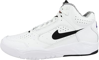 Baskets nike medium light pour hommes, blanc noir, 38,5 eu