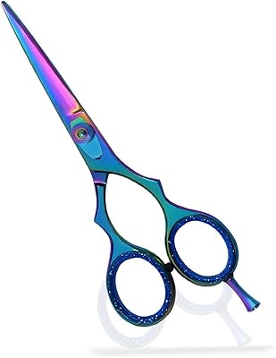 Ciseaux de coupe de cheveux professionnels | barbier avec vis réglables tranchants