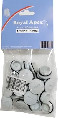 Bouchons filetés en pvc étanches royal apex avec joint torique pour boîte