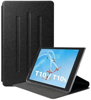 Coque de protection mazz slim pour huawei matepad t10s 10,1 pouces (2020) (noir)