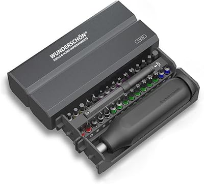 Jeu de tournevis multifonctions wondershun 40 en 1 boîtier métallique compact