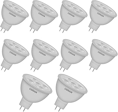 Lampe de poche led osram eco (mr16, 6500k, paquet de 10)