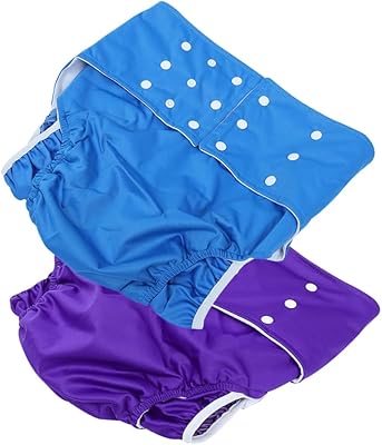 2 pièces couches lavables réutilisables pour adultes housse de couche de poche réglable