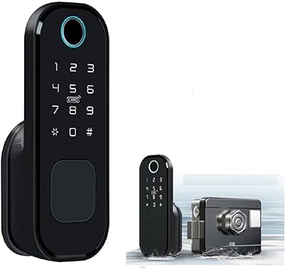 Easliv tuya smart lock étanche wifi empreinte digitale serrure intelligente avec code numérique