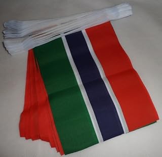 Az flag guirlande de 6 mètres, 20 drapeaux 9'' x 6'' - drapeaux