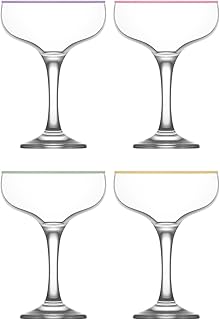 4 tasses à margarita, 11,5 oz de tasses à cocktail margarita, tasses daiquiri