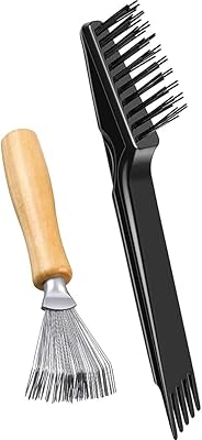 Almekaquz 2 pièces ensemble d'outils de nettoyage de brosse à cheveux, brosse