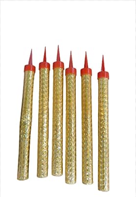 Bougies d'anniversaire scintillantes pour écrire les mots joyeux anniversaire sur le corps de la bougie, 6 pièces bougies fontaines à étincelles, bougies scintillantes au design et aux couleurs aléatoires 15 cm et 20 cm. Diaytar : Votre shopping, nos meilleurs prix