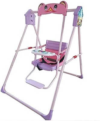 Balançoire en acier et fer pour enfants (multicolore)