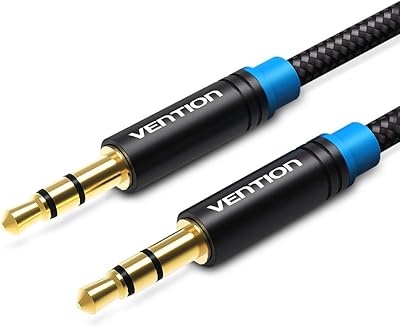 Câble audio 3,5 mm, cordon de ventilation aux 3,5 mm, câble aux mâle