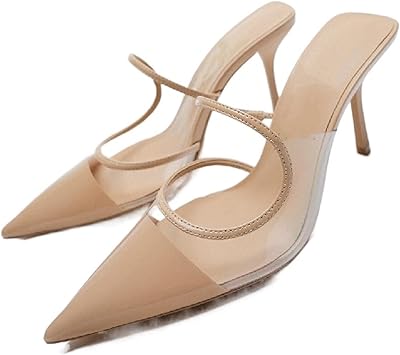 Sandales à talons hauts jandos pour femmes chaussures transparentes élégantes au printemps