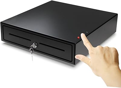 Plateau de tiroir-caisse à verrouillage manuel à bouton-poussoir honey bear de 16 pouces, durable avec 5 billets et 8 pièces amovibles. Diaytar : L'excellence du service, la douceur des prix