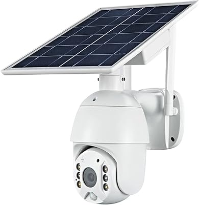 Caméra ptz hd izlife 1080p (4g) 8w à énergie solaire, rotation à 360