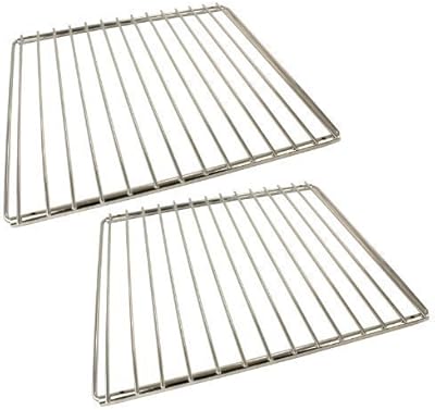 Grilles de cuisson universelles à bras réglable chromé (paquet de 2)