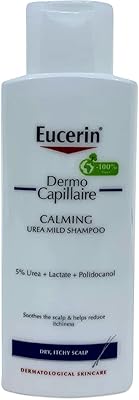 Shampooing dermacapillaire pour cuir chevelu sec et qui démange avec 5% d'urée d'eucerin