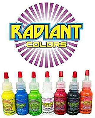 Encre de tatouage bright colors 7 couleurs basic set 14 ml - fabriqué