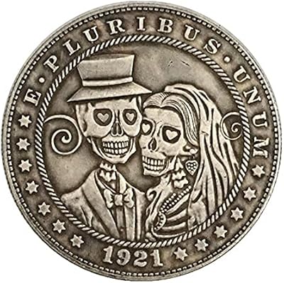 Pièce commémorative en forme de cœur de 1921, hobo nickel, pièce commémorative non