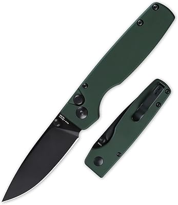 Couteau de poche pliant original kaiser 3 pouces, couteau edc avec manche