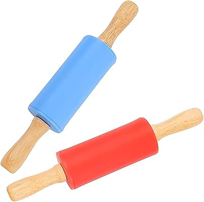 Kastwave mini rouleau à pâtisserie de 9 pouces 2 pièces pour enfants mini