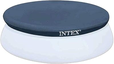 Couverture de piscine intex 28021 10 pieds (3,05 m), kit de piscine à
