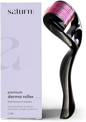 Saturn bay ghc premium derma roller pour la croissance des cheveux, stimule