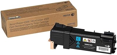 Cartouche de toner cyan de capacité standard xerox phaser 6500/workcentre 6505 (1000 pages)