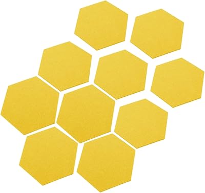 Nuobesty 10 pièces panneau de feutre d'isolation phonique mini panneau de liège articles