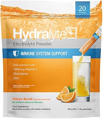 Supplément de soutien immunitaire hydralite plus citrus burst | sacs