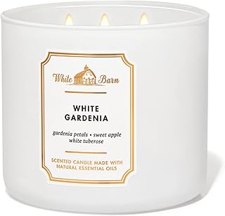 Bougie parfumée à 3 mèches bath & body works en gardénia blanc