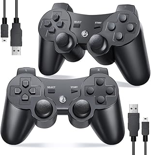 Manette sans fil ps3 manette sunovo compatible avec la télécommande ps-3 avec capteur