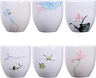 The white shop ensemble de tasses à expresso en porcelaine 150 ml, 6