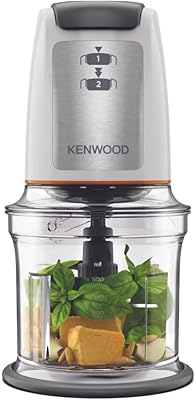 Hachoir électrique kenwood 500 w avec bol de ml double vitesse lame quadruple