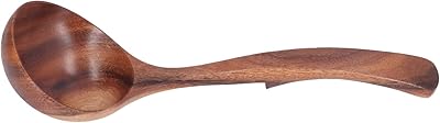 Cuillère à soupe en bois, cuillères à soupe à long manche, louche