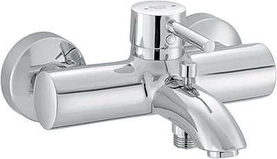 Mitigeur monocommande de bain et douche kludi rak-chrome robinet à