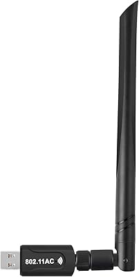 Adaptateur sans fil usb realtek rtl8812 1200mbps avec antenne 5dbi double bande ac1200