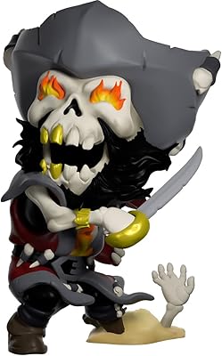 Figurine en vinyle utuz yt captain flame heart sea of ​​​​thieves