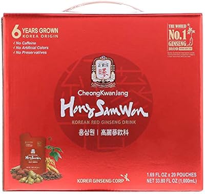 Chung kwan jang hong sam won boisson au ginseng rouge coréen 20 sachets